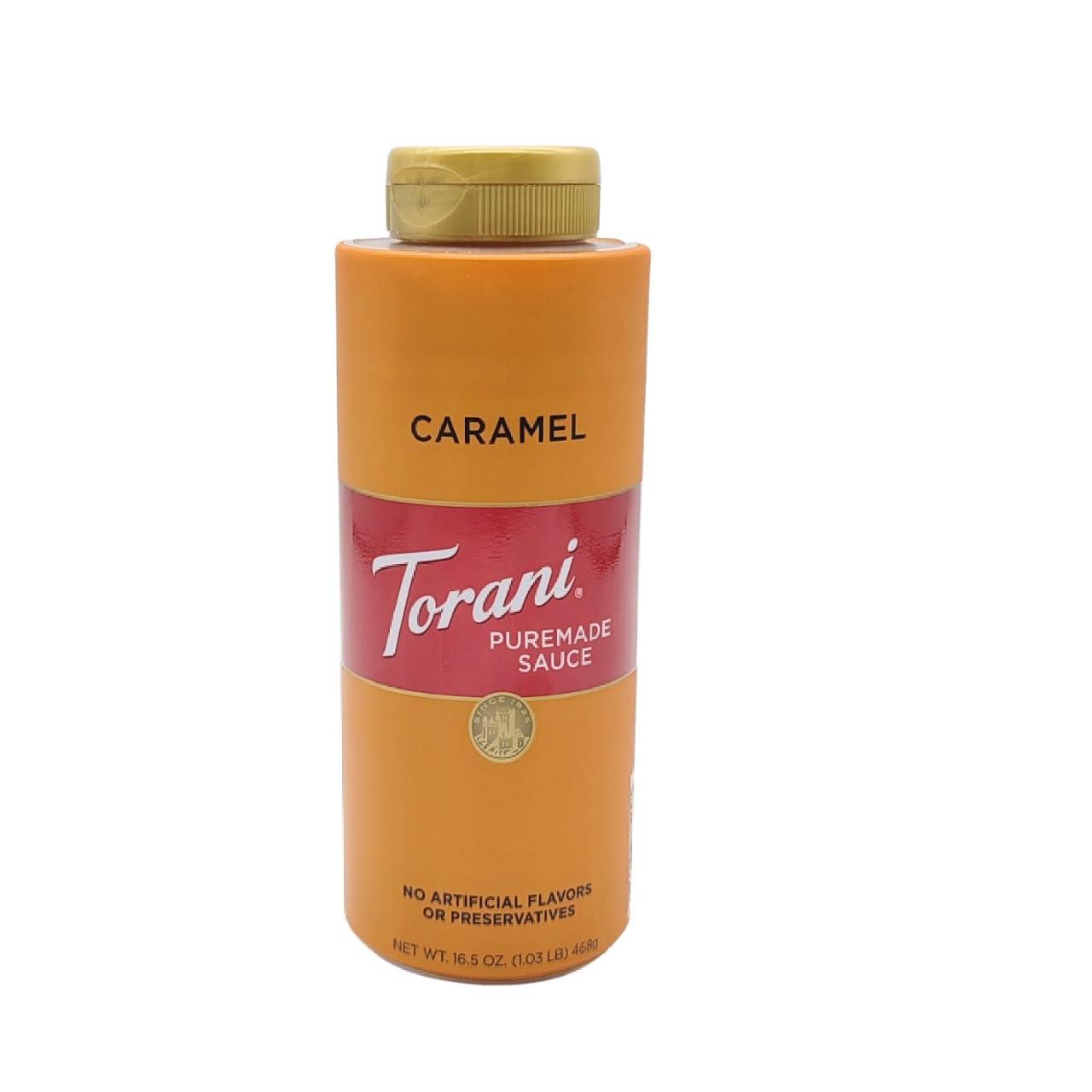 image:imageTorani Puremade Sauce Dark Chocolate 165 Ounces Pack of 4Caramel