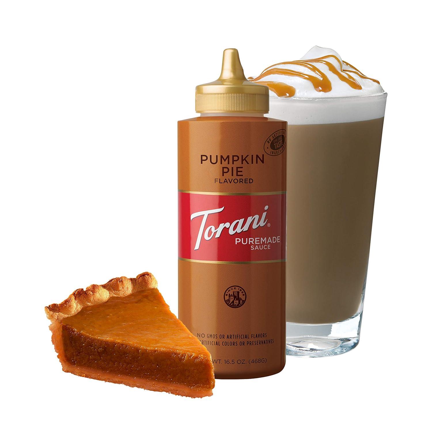 image:imageTorani Puremade Sauce Dark Chocolate 165 Ounces Pack of 4Pumpkin Pie
