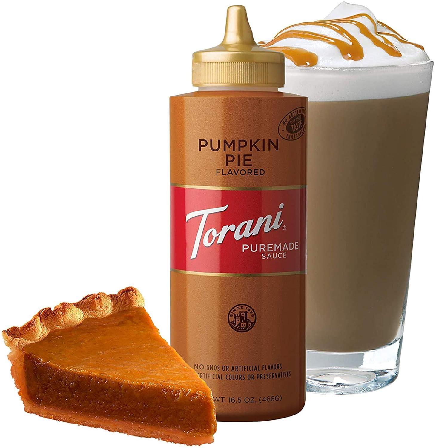 image:imageTorani Puremade Sauce Dark Chocolate 165 Ounces Pack of 4Pumpkin Pie