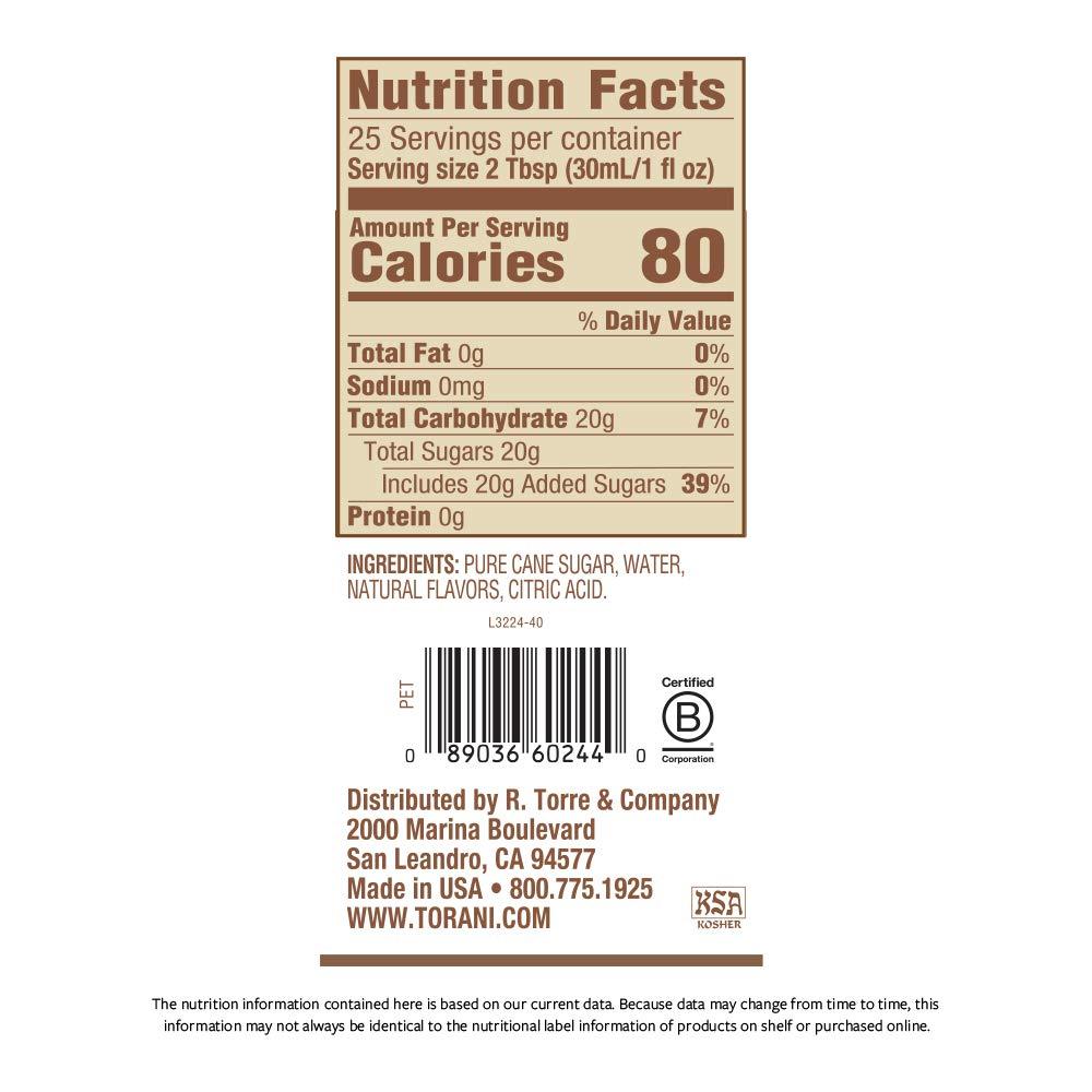 image:imageTorani Puremade Syrup Cane Sugar 254 Ounces Pack of 4Maple