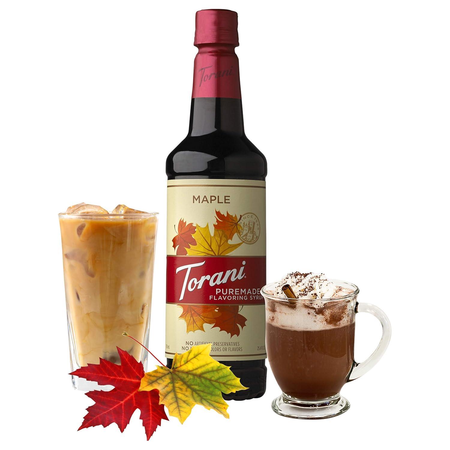 image:imageTorani Puremade Syrup Cane Sugar 254 Ounces Pack of 4Maple