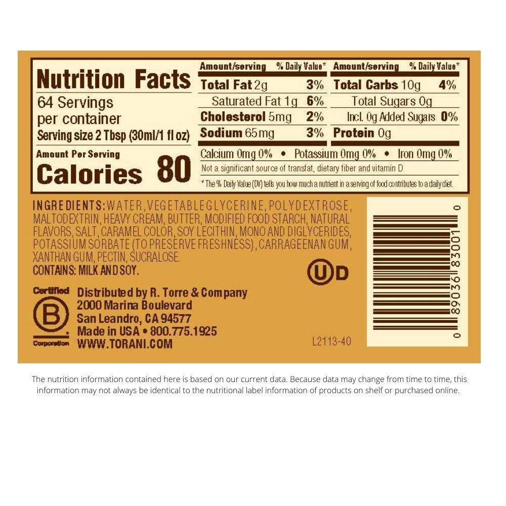 image:imageTorani Sugar Free Sauce White Chocolate 64 OuncesCaramel