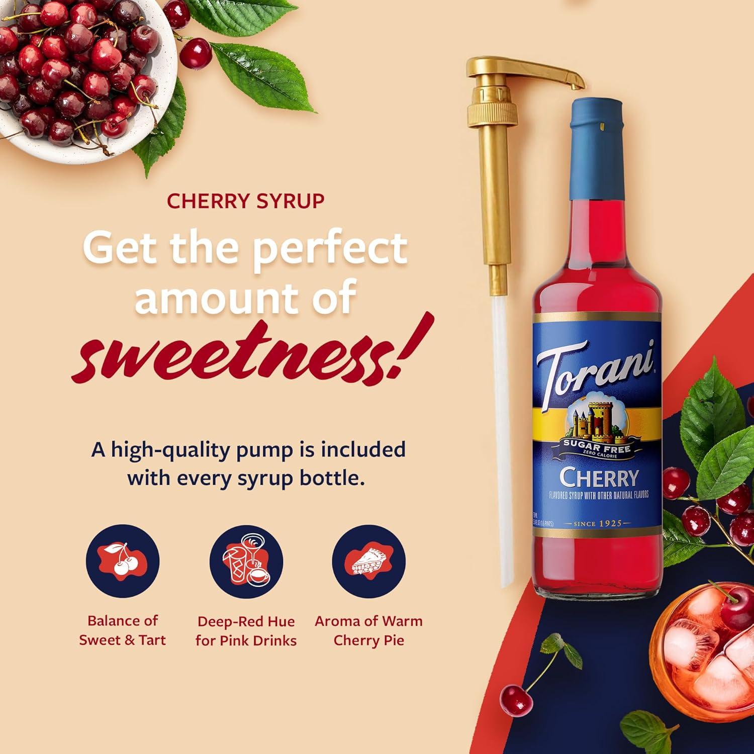 image:imageTorani Sugar Free Syrup Raspberry 254 Ounce Pack of 4Cherry