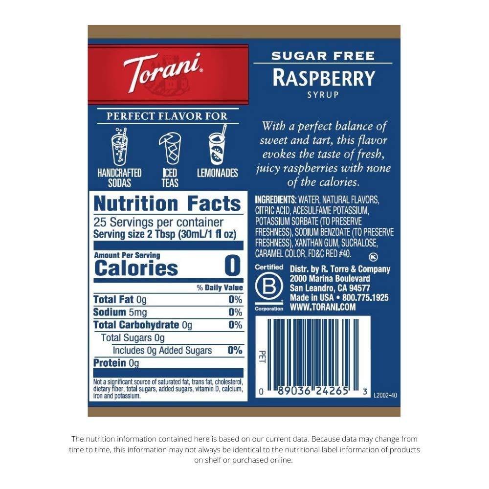 image:imageTorani Sugar Free Syrup Raspberry 254 Ounce Pack of 4Sugar Free Raspberry