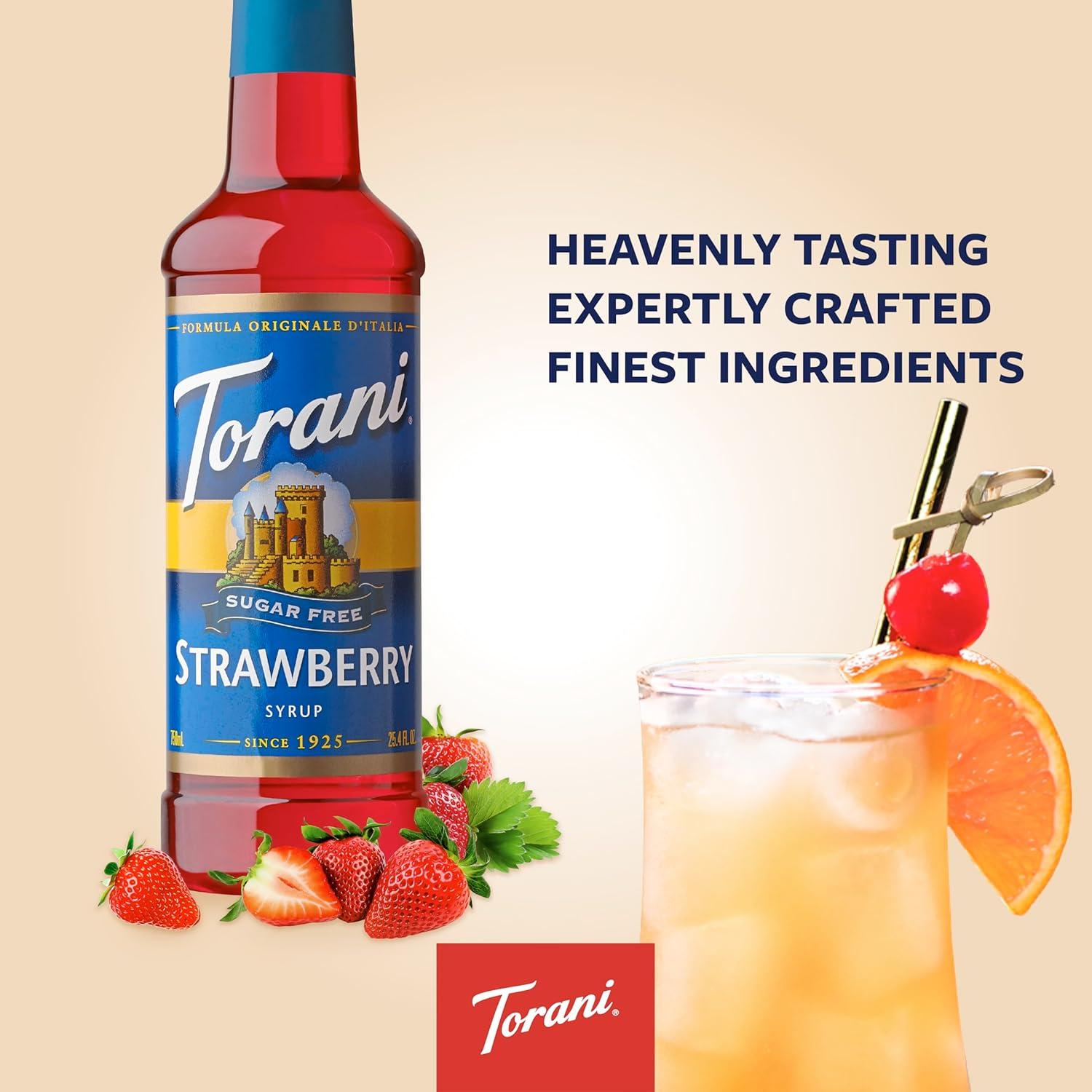 image:imageTorani Sugar Free Syrup Raspberry 254 Ounce Pack of 4Sugar Free Strawberry
