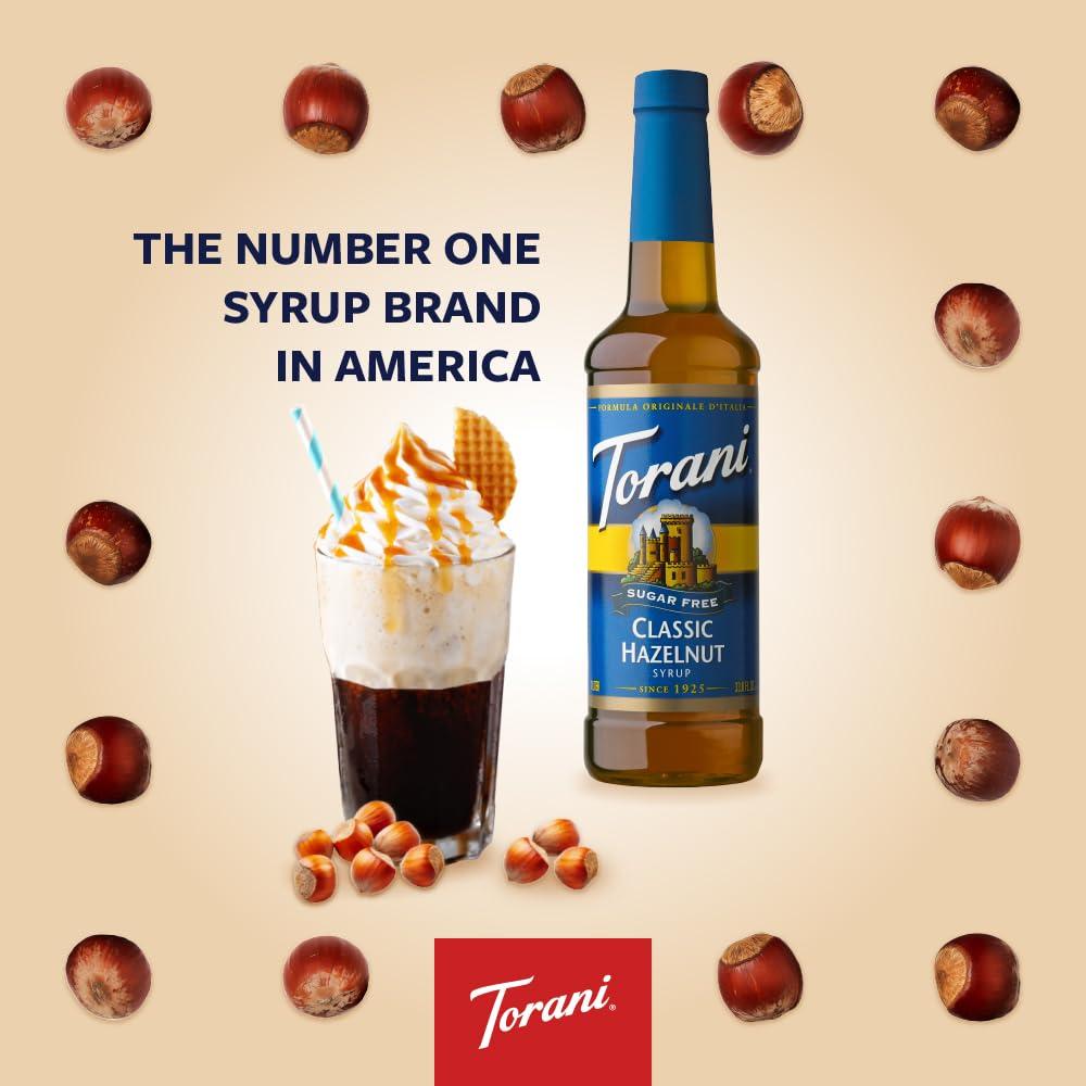 image:imageTorani Syrup Bundle Sugar Free Vanilla and Pump 254 fl oz Bottle Pack of 4Sugar Free Classic Hazelnut