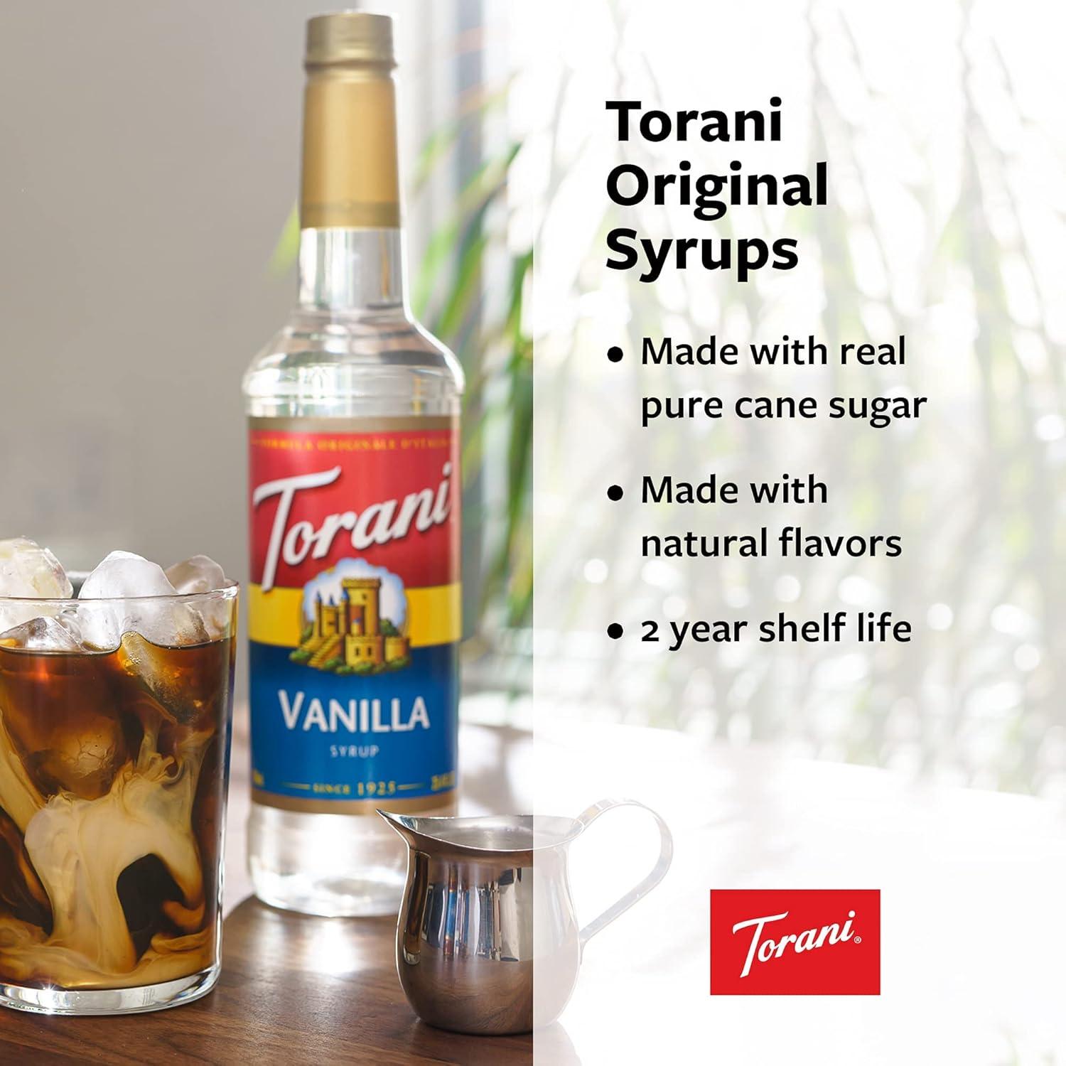 image:imageTorani Syrup Coffeehouse Variety Pack 4 127 Ounce Bottles Vanilla Salted Caramel Classic Hazelnut Irish CreamFrench Vanilla