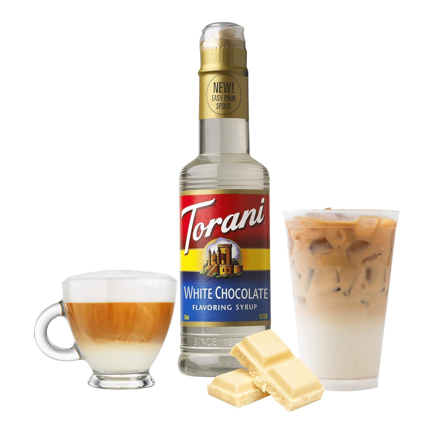 image:imageTorani Syrup Coffeehouse Variety Pack 4 127 Ounce Bottles Vanilla Salted Caramel Classic Hazelnut Irish CreamWhite Chocolate