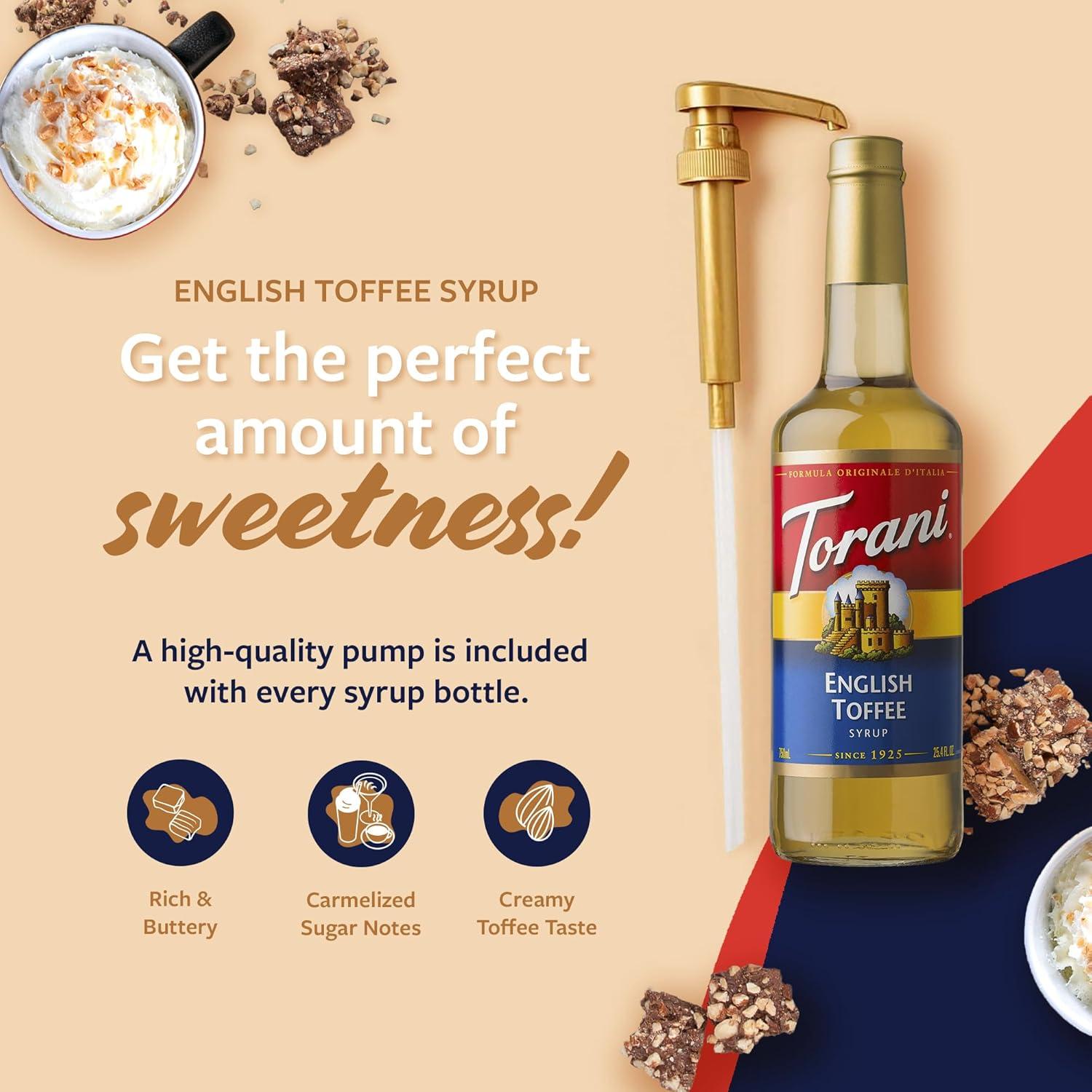 image:imageTorani Syrup French Vanilla 254 Ounces Pack of 4English Toffee