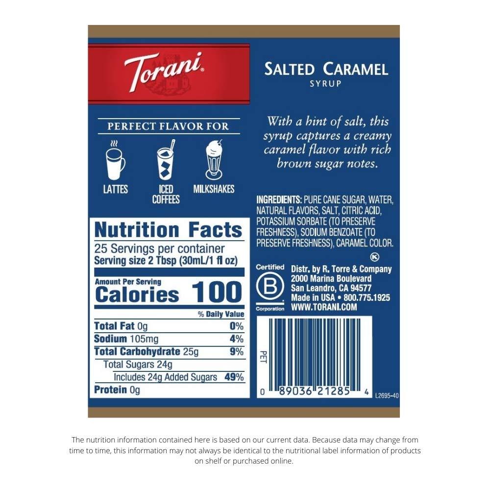 image:imageTorani Syrup French Vanilla 254 Ounces Pack of 4Salted Caramel