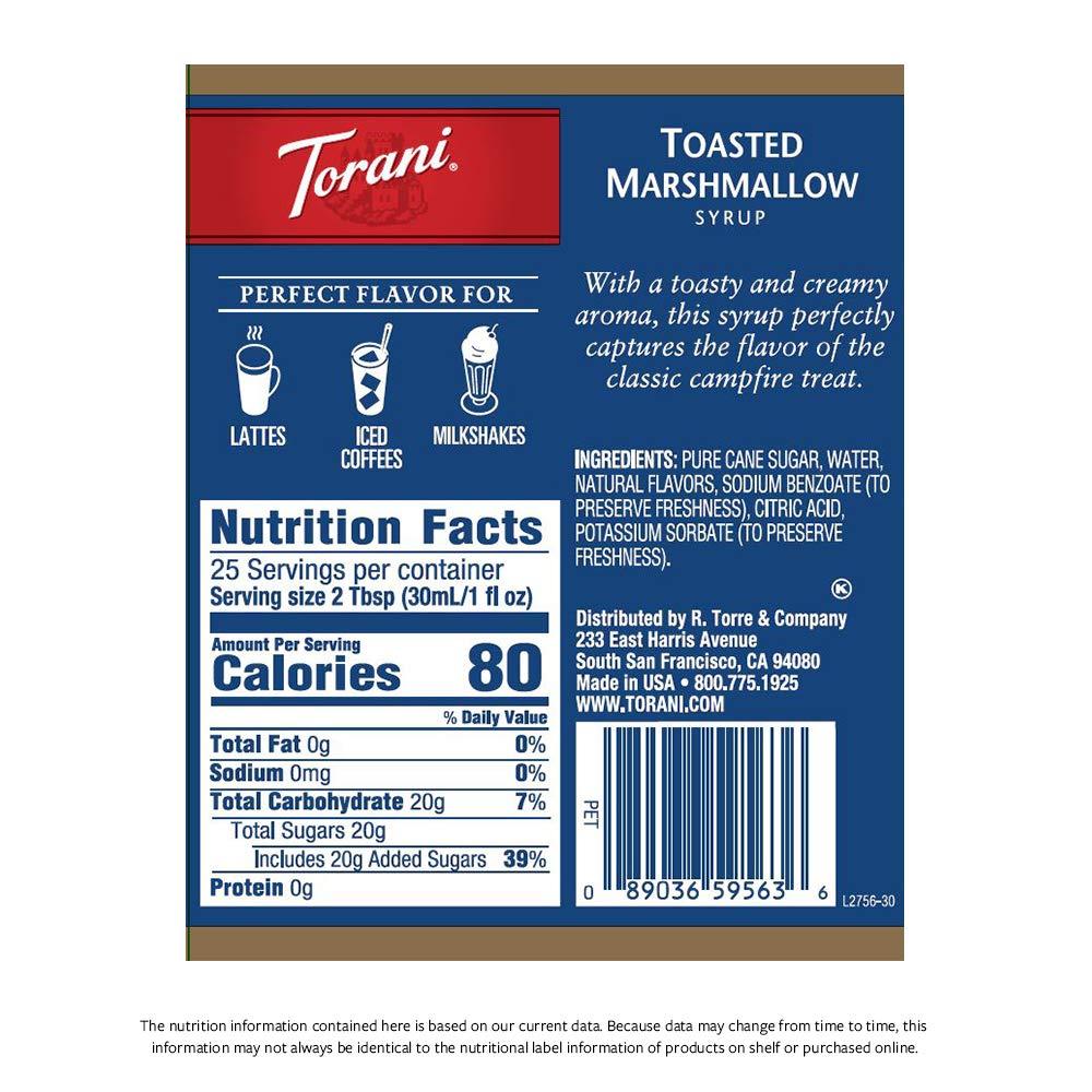 image:imageTorani Syrup French Vanilla 254 Ounces Pack of 4Toasted Marshmallow