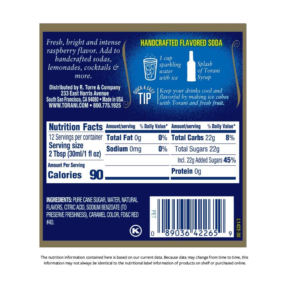 image:imageTorani Syrup Raspberry 127 Ounce 4 CountRaspberry