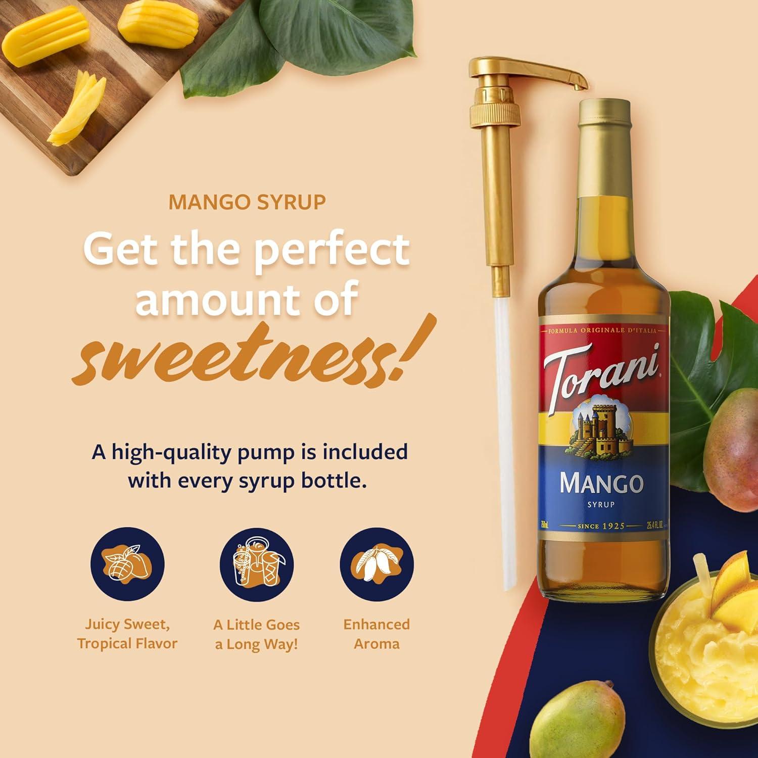 image:imageTorani Syrup Strawberry 254 Ounce Pack of 4Mango