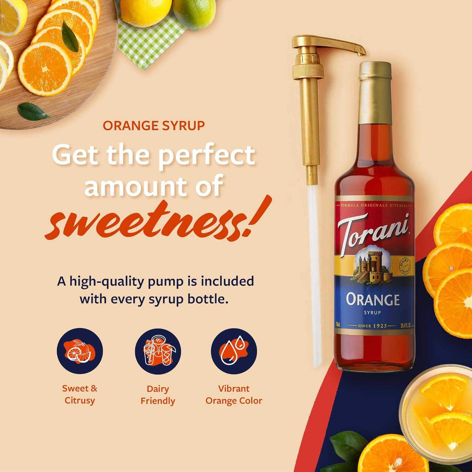 image:imageTorani Syrup Strawberry 254 Ounce Pack of 4Orange