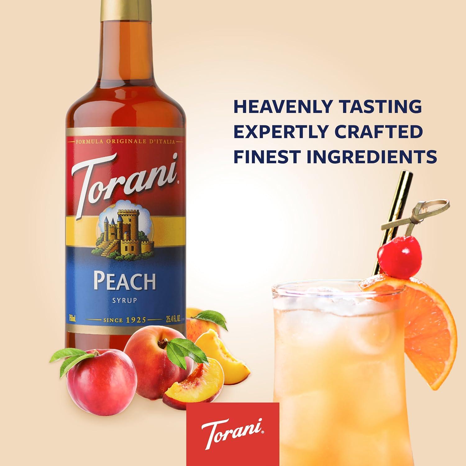 image:imageTorani Syrup Strawberry 254 Ounce Pack of 4Peach