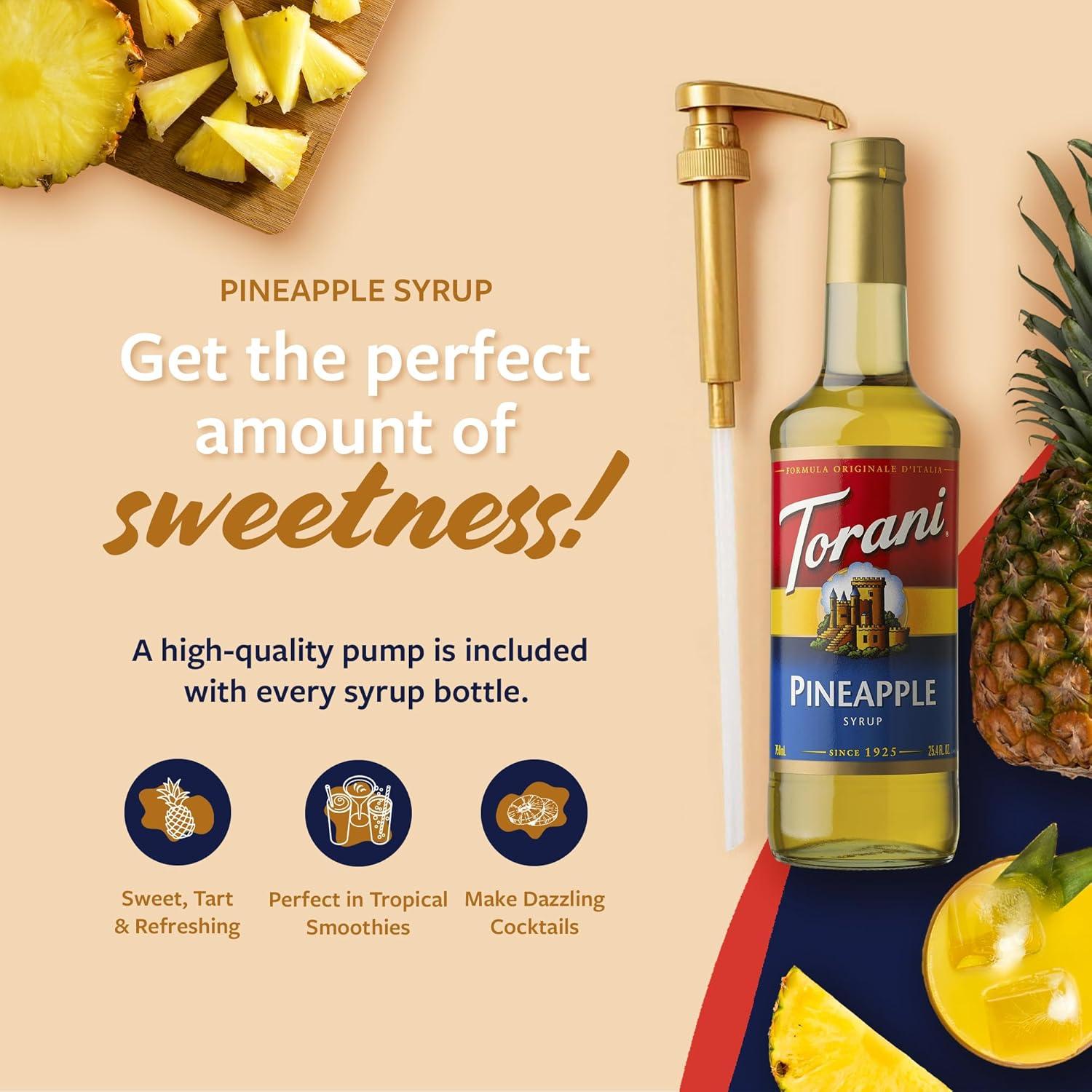 image:imageTorani Syrup Strawberry 254 Ounce Pack of 4Pineapple