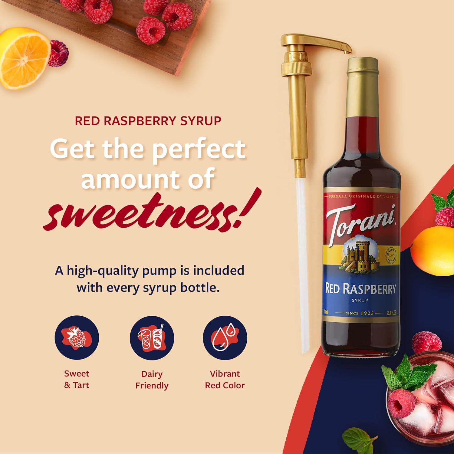 image:imageTorani Syrup Strawberry 254 Ounce Pack of 4Red Raspberry