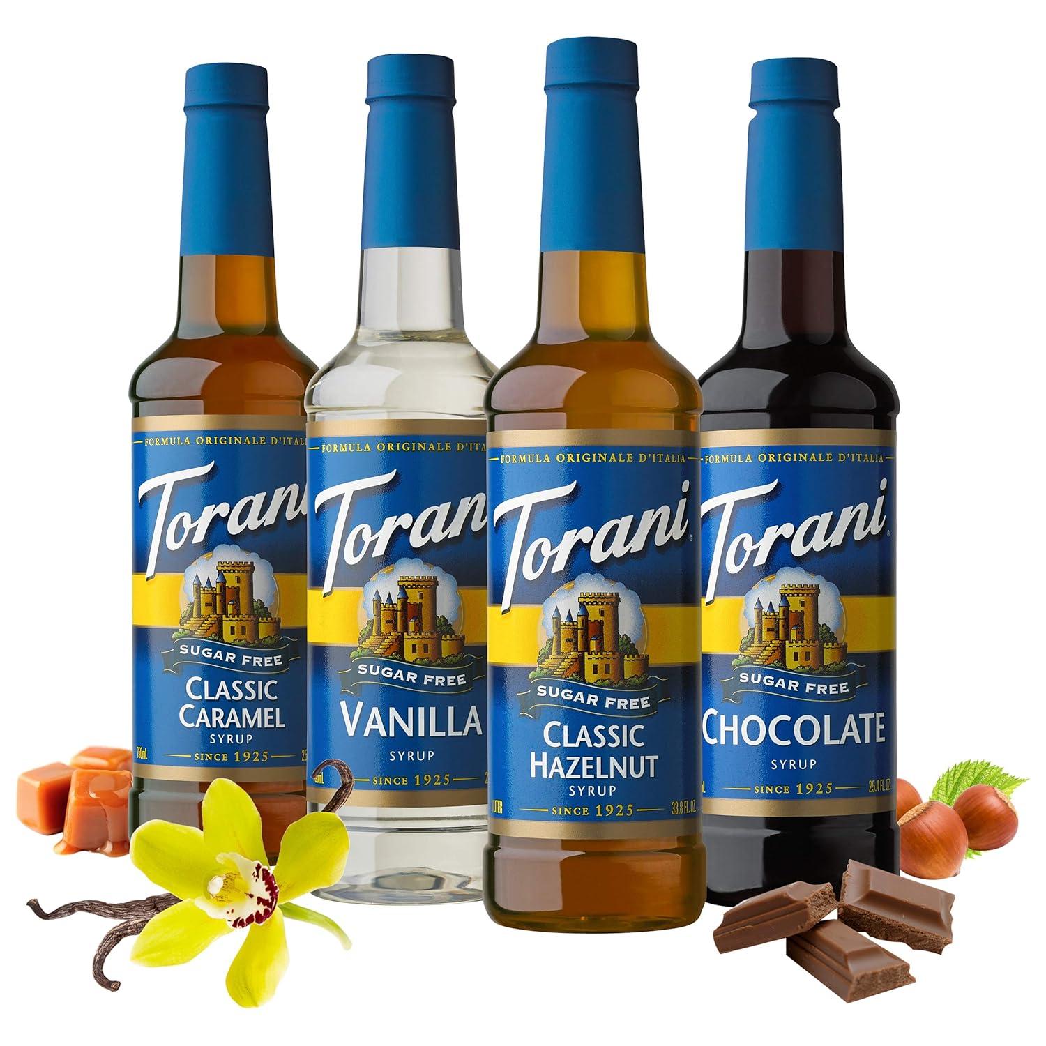 image:imageTorani Syrup Variety Packs Sugar Free Holiday Favorites 254 fl oz Set of 4Sugar Free Syrup Variety Pack
