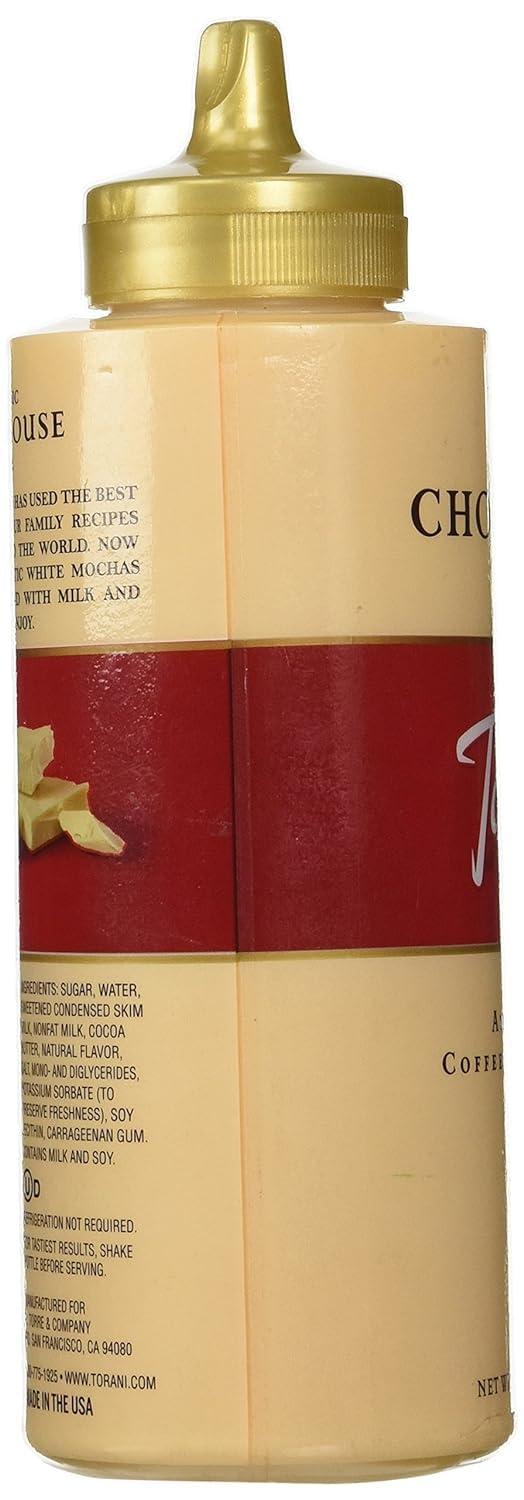 image:imageTorani White Chocolate Sauce 165 OZ Pack of 4