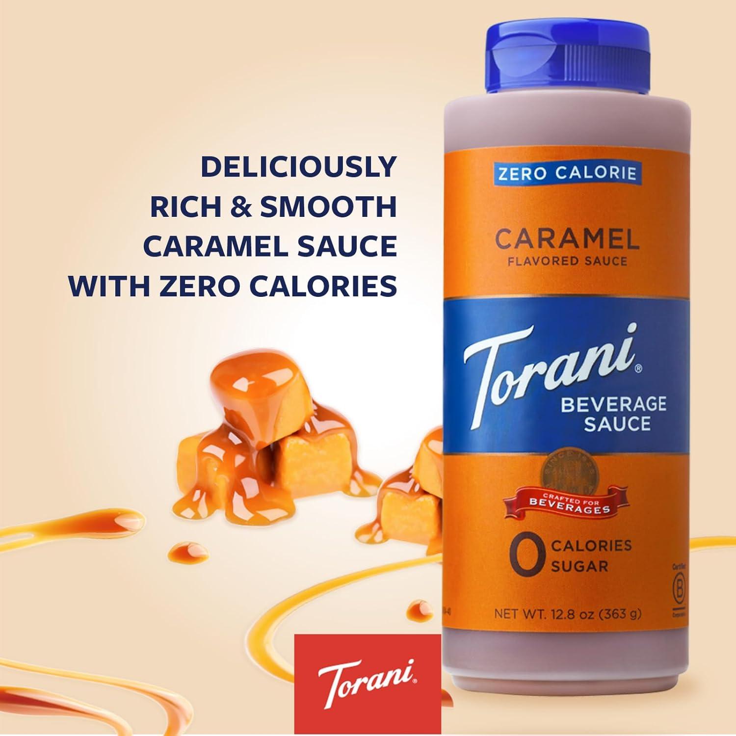 image:imageTorani Zero Calorie Caramel Dessert amp Drink Sauce 128 fl oz Pack of 4Caramel