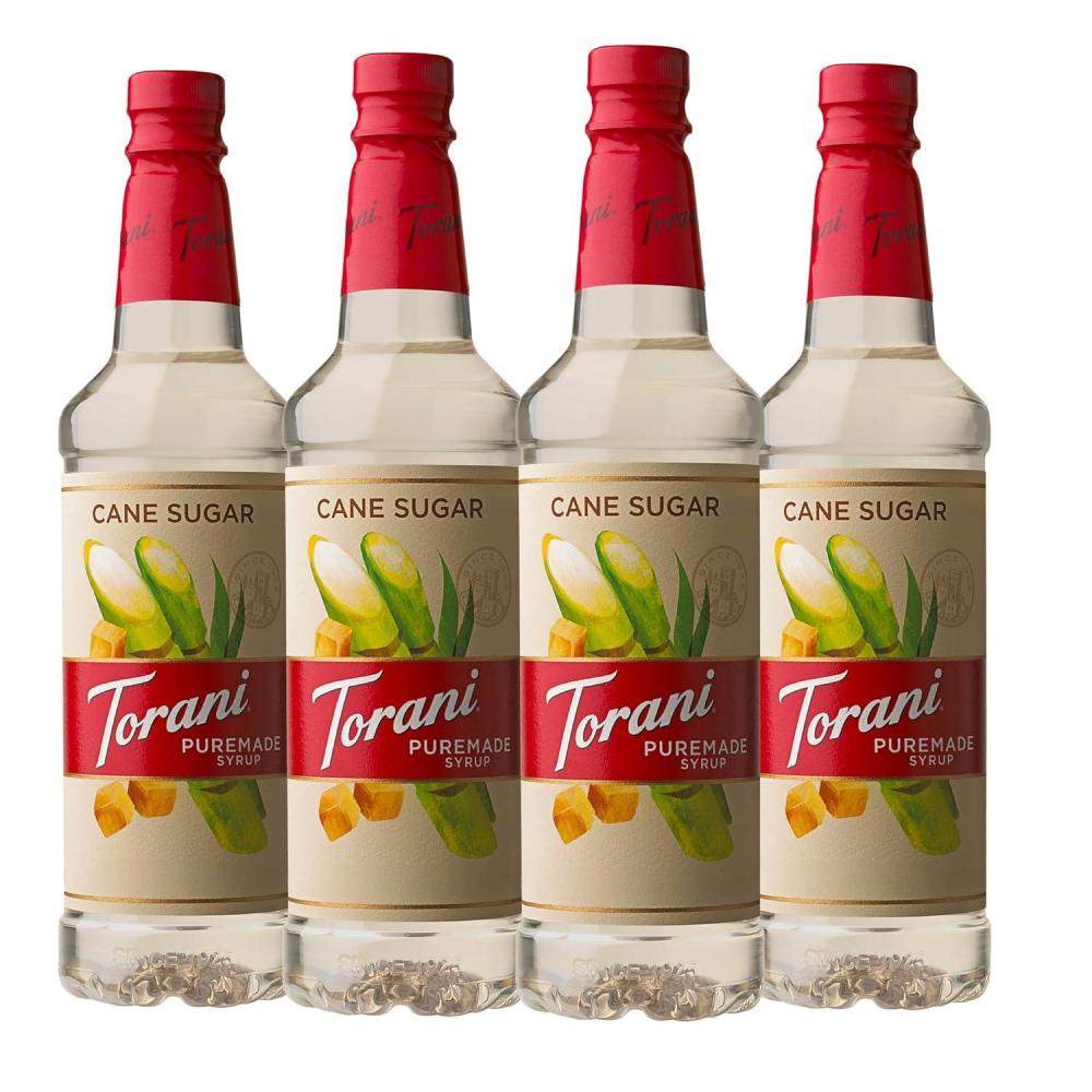 image:imageTorani Puremade Syrup Cane Sugar 254 Ounces Pack of 4Cane Sugar