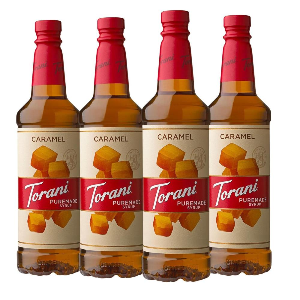 image:imageTorani Puremade Syrup Cane Sugar 254 Ounces Pack of 4Caramel