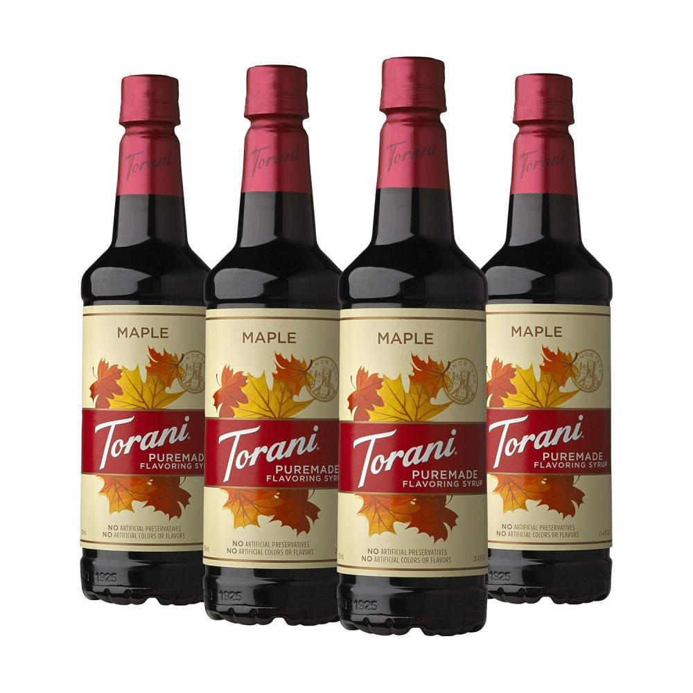 image:imageTorani Puremade Syrup Cane Sugar 254 Ounces Pack of 4Maple