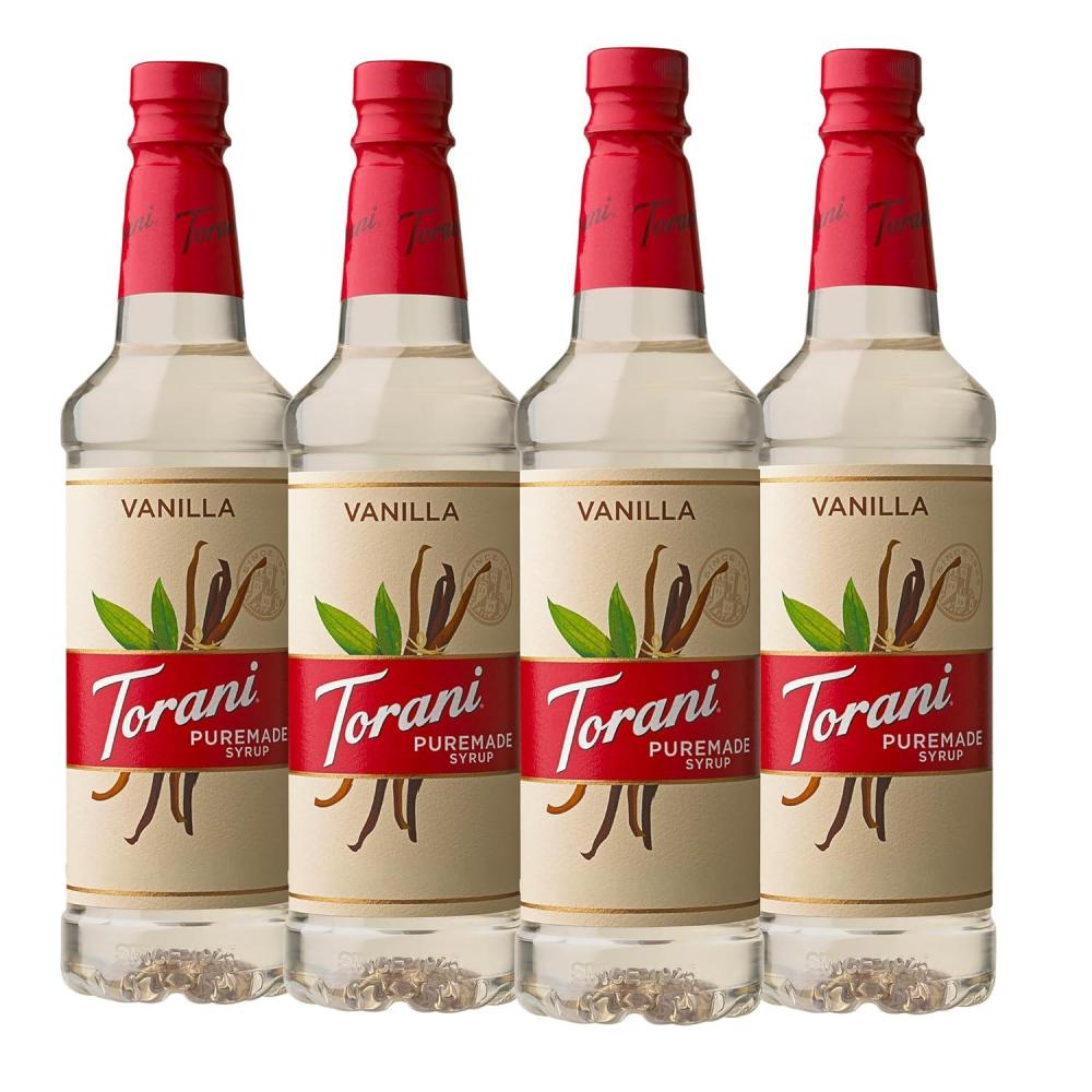 image:imageTorani Puremade Syrup Cane Sugar 254 Ounces Pack of 4Vanilla