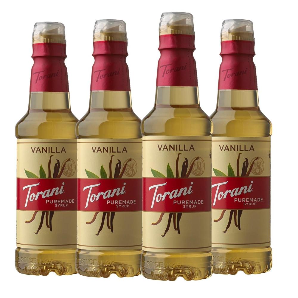 image:imageTorani Puremade Zero Sugar Syrup Caramel 127 Ounce Pack of 4Vanilla
