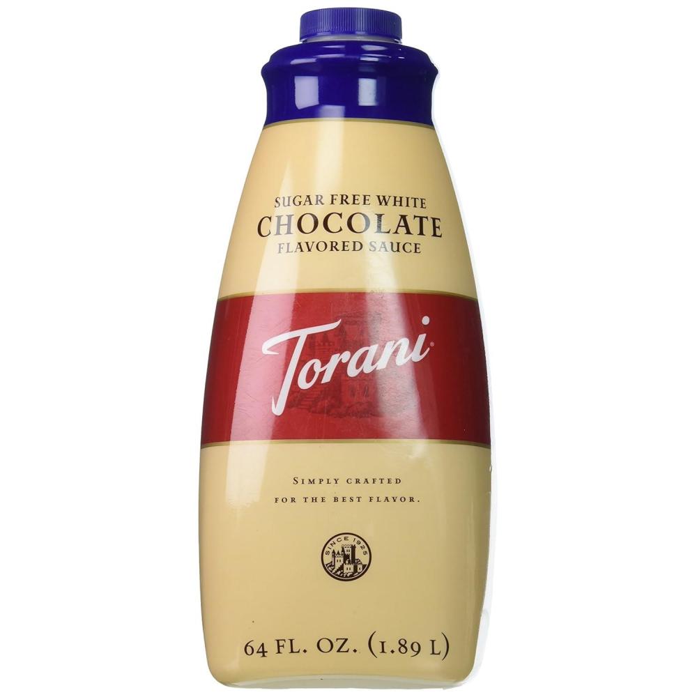 image:imageTorani Sugar Free Sauce White Chocolate 64 OuncesWhite Chocolate