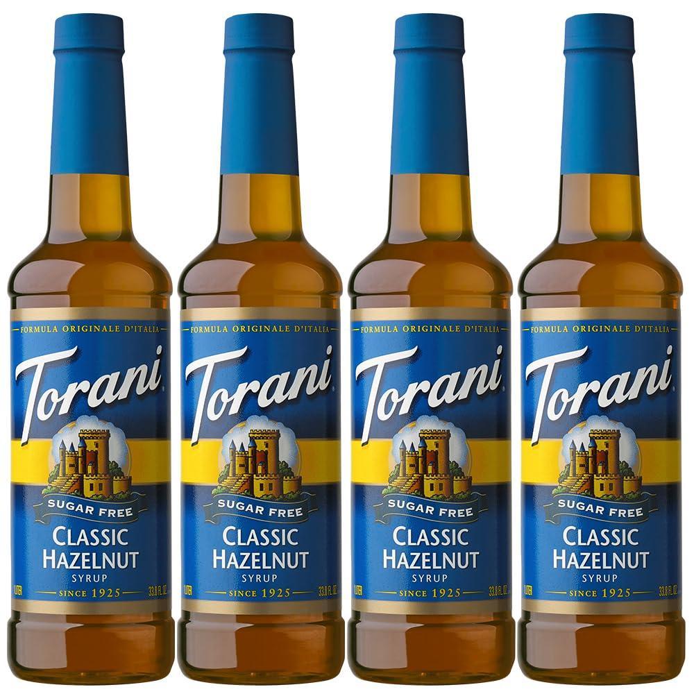 image:imageTorani Syrup Bundle Sugar Free Vanilla and Pump 254 fl oz Bottle Pack of 4Sugar Free Classic Hazelnut