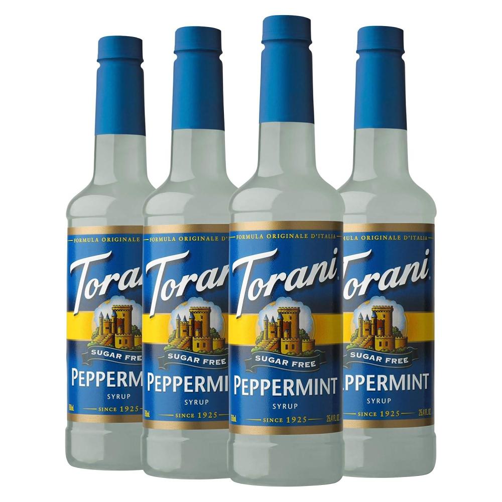 image:imageTorani Syrup Bundle Sugar Free Vanilla and Pump 254 fl oz Bottle Pack of 4Sugar Free Peppermint