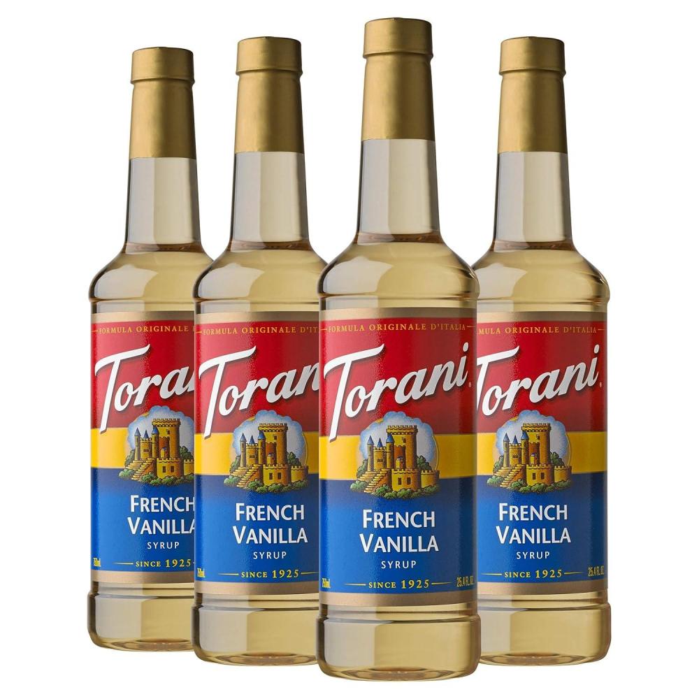 image:imageTorani Syrup French Vanilla 254 Ounces Pack of 4French Vanilla