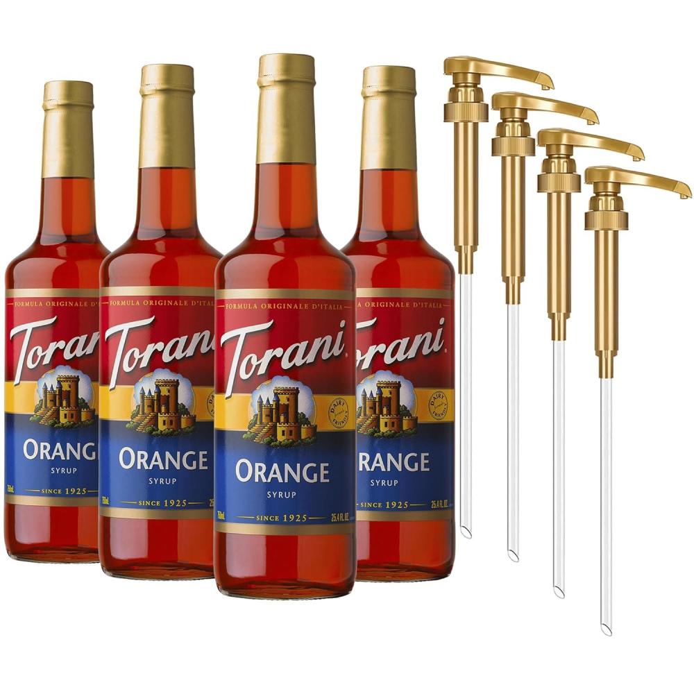 image:imageTorani Syrup Strawberry 254 Ounce Pack of 4Orange