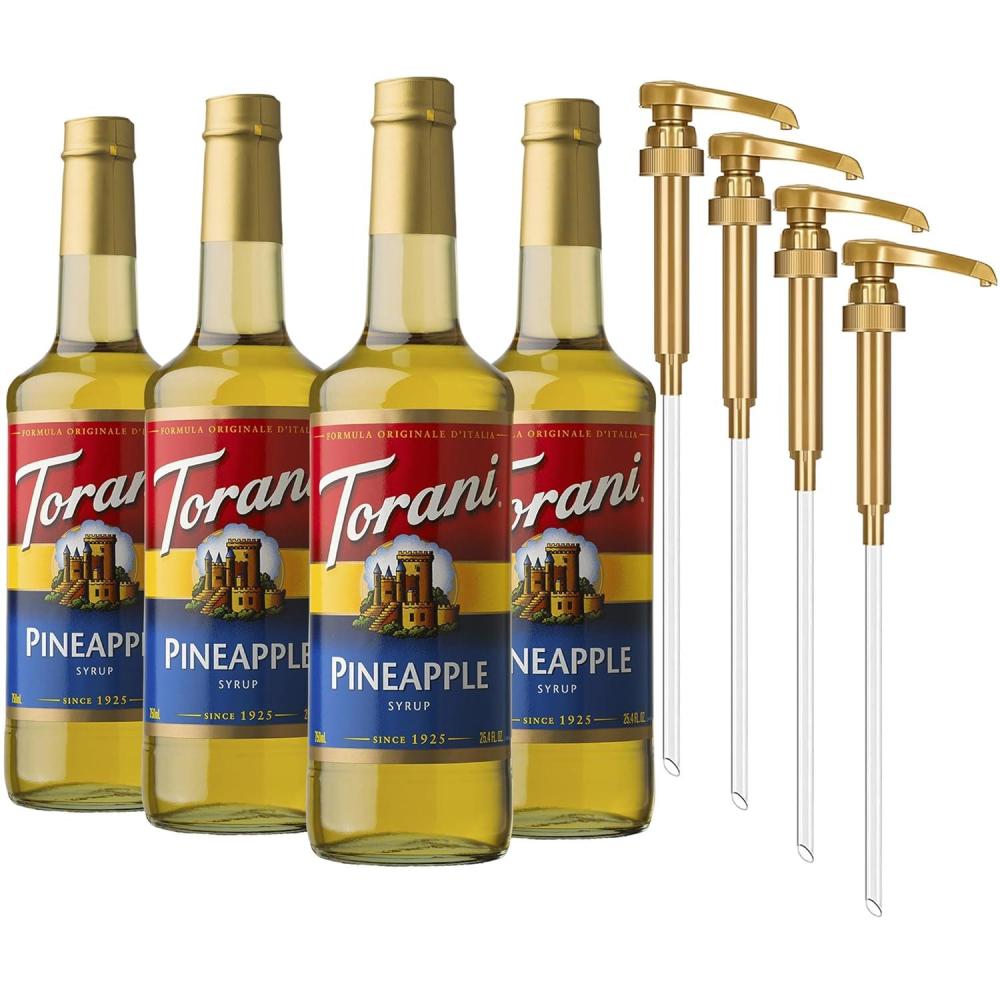 image:imageTorani Syrup Strawberry 254 Ounce Pack of 4Pineapple
