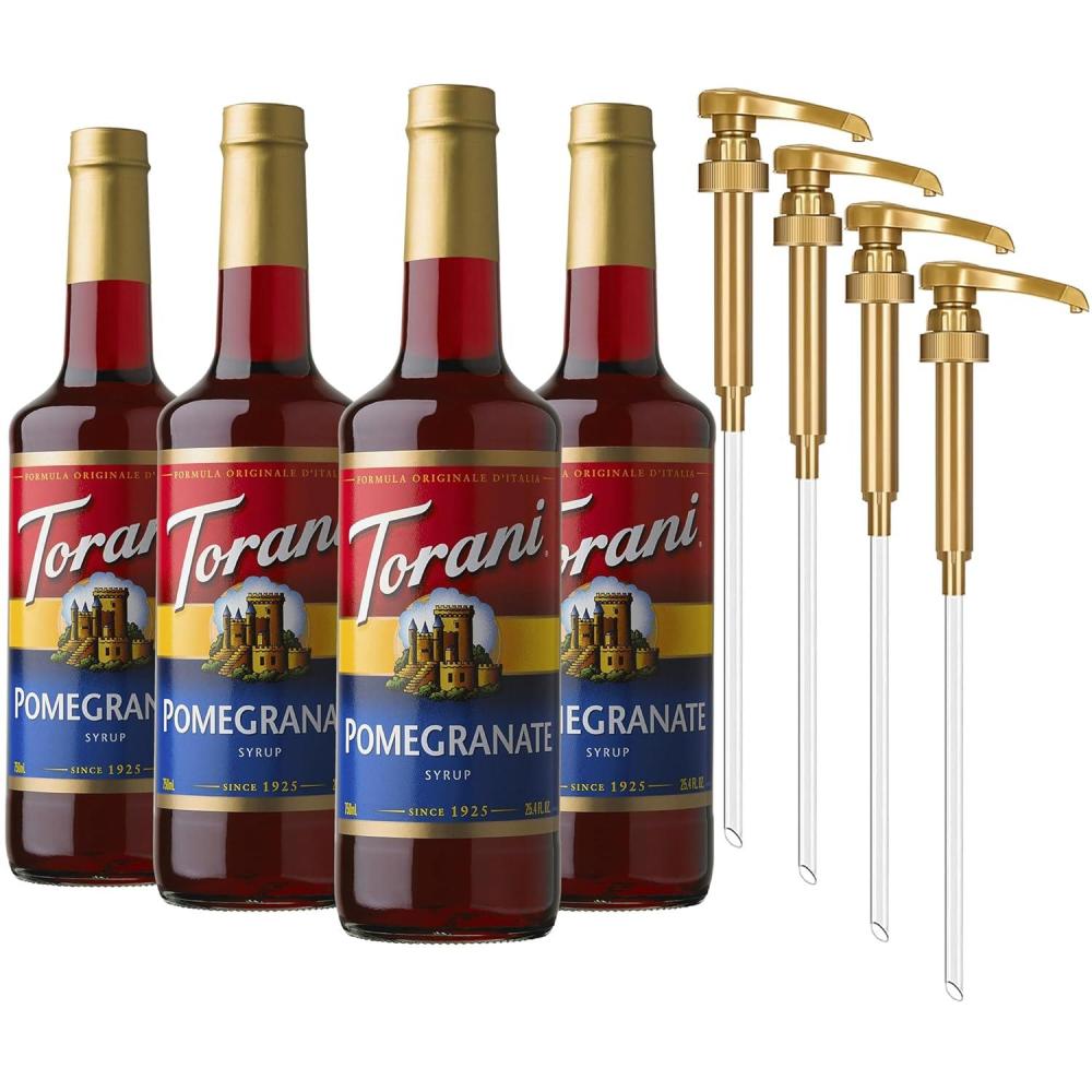 image:imageTorani Syrup Strawberry 254 Ounce Pack of 4Pomegranate