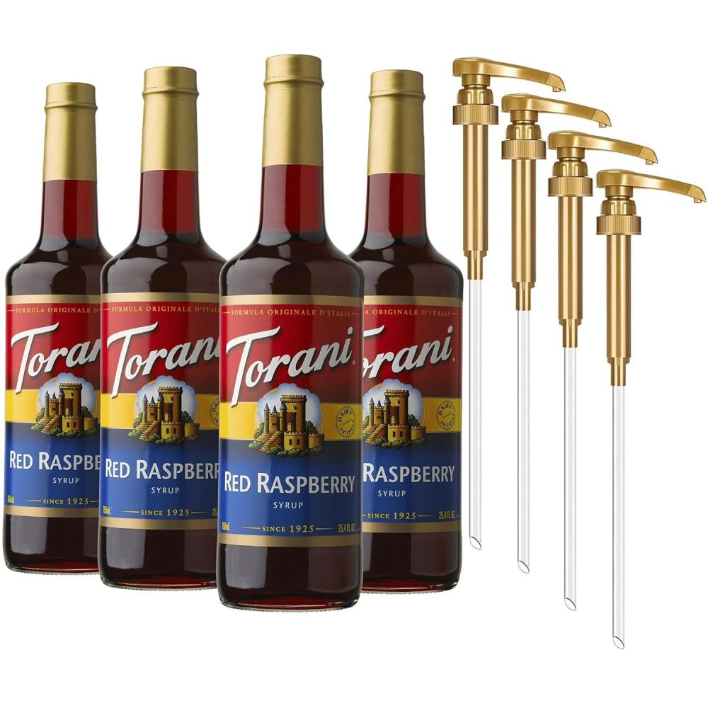 image:imageTorani Syrup Strawberry 254 Ounce Pack of 4Red Raspberry