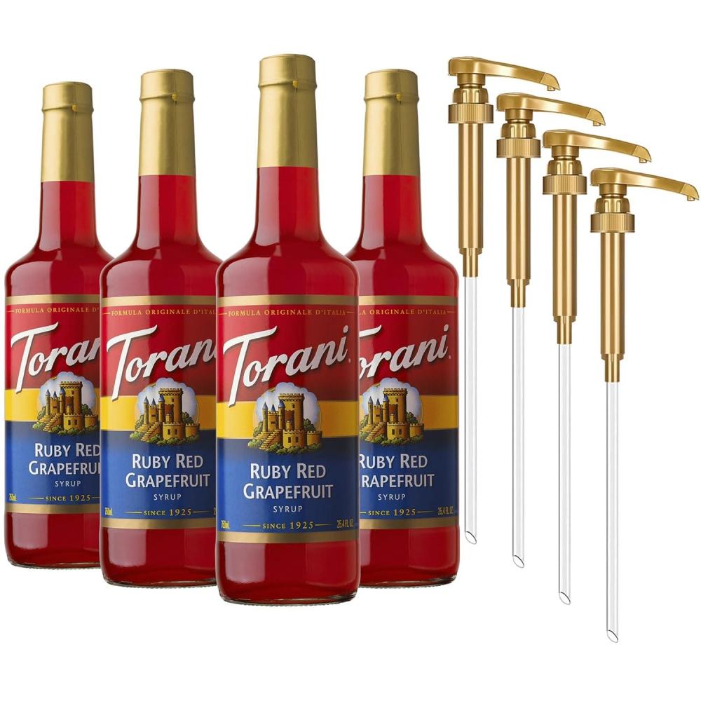 image:imageTorani Syrup Strawberry 254 Ounce Pack of 4Ruby Red Grapefruit