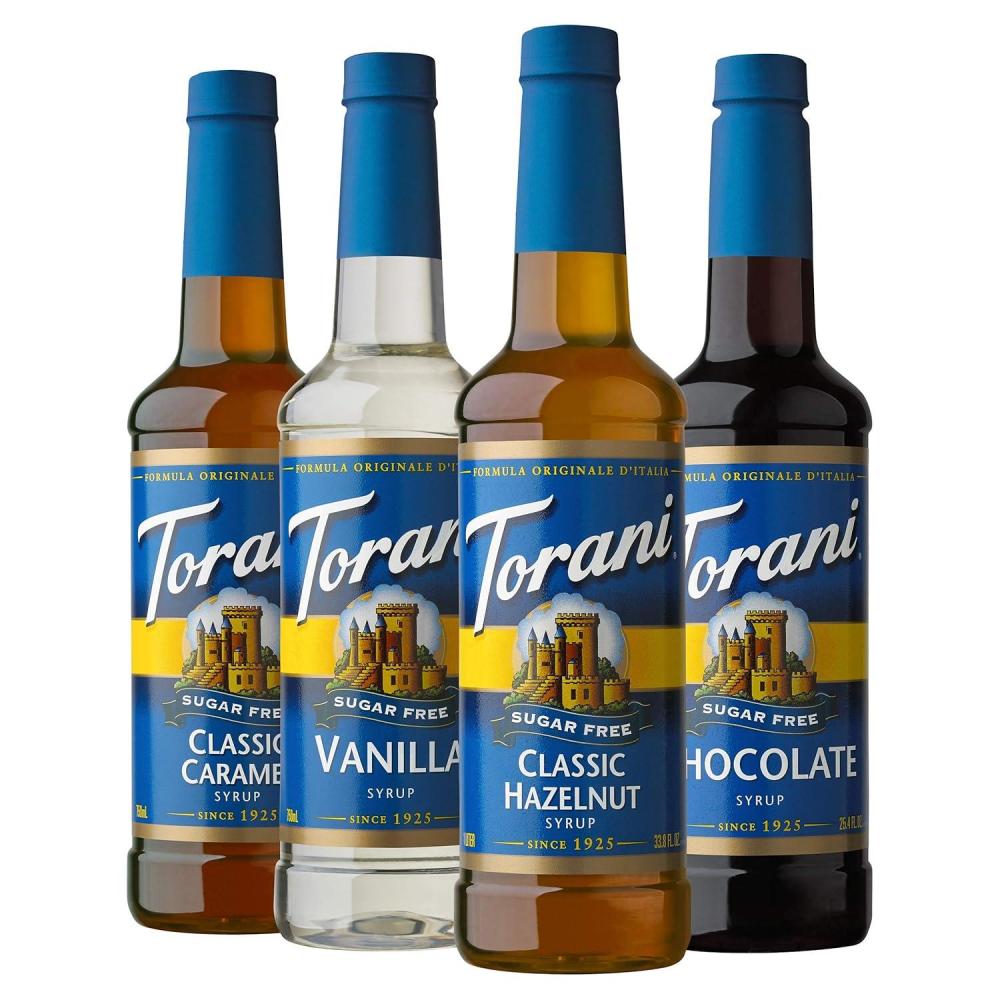 image:imageTorani Syrup Variety Packs Sugar Free Holiday Favorites 254 fl oz Set of 4Sugar Free Syrup Variety Pack