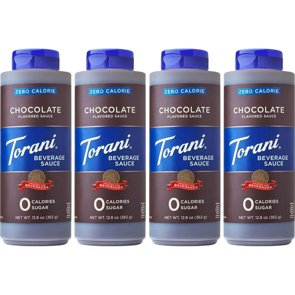 image:imageTorani Zero Calorie Caramel Dessert amp Drink Sauce 128 fl oz Pack of 4Chocolate