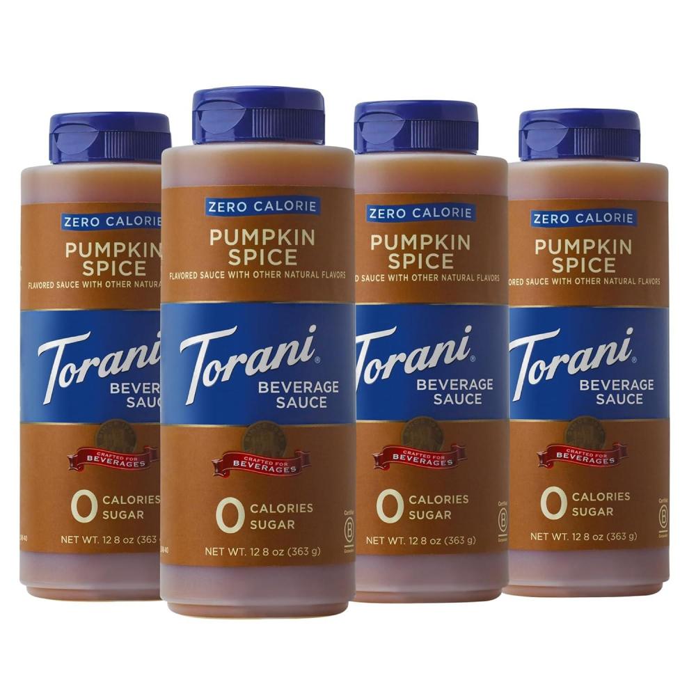 image:imageTorani Zero Calorie Caramel Dessert amp Drink Sauce 128 fl oz Pack of 4Zero Calorie Pumpkin Spice