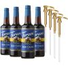 image:imageTorani Sugar Free Coffee Syrup Irish Cream Syrup for Drinks Zero Calorie Glass Bottle 4Pack Pumps Included 254 Fl Oz Ea