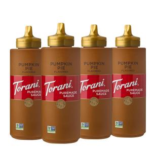 Torani Puremade Sauce, Dark Chocolate, 16.5 Ounces (Pack of 4)(Pumpkin Pie)