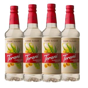 Torani Puremade Syrup, Cane Sugar, 25.4 Ounces (Pack of 4)(Cane Sugar)