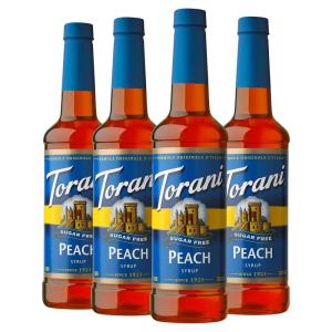 Torani Sugar Free Syrup, Raspberry, 25.4 Ounce (Pack of 4)(Sugar Free Peach)