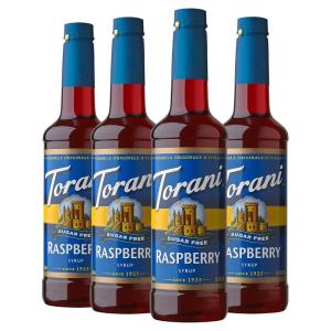 Torani Sugar Free Syrup, Raspberry, 25.4 Ounce (Pack of 4)(Sugar Free Raspberry)