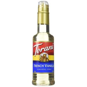 Torani Syrup, Coffeehouse Variety Pack, 4 12.7 Ounce Bottles (Vanilla, Salted Caramel, Classic Hazelnut, Irish Cream)(French Vanilla)