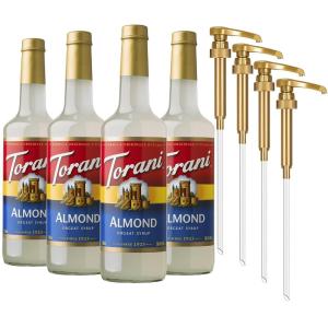 Torani Syrup, French Vanilla, 25.4 Ounces (Pack of 4)(Almond)