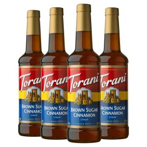 Torani Syrup, French Vanilla, 25.4 Ounces (Pack of 4)(Brown Sugar Cinnamon)