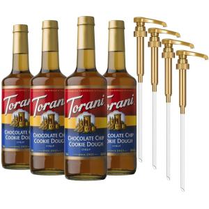 Torani Syrup, French Vanilla, 25.4 Ounces (Pack of 4)(Chocolate Chip Cookie Dough)